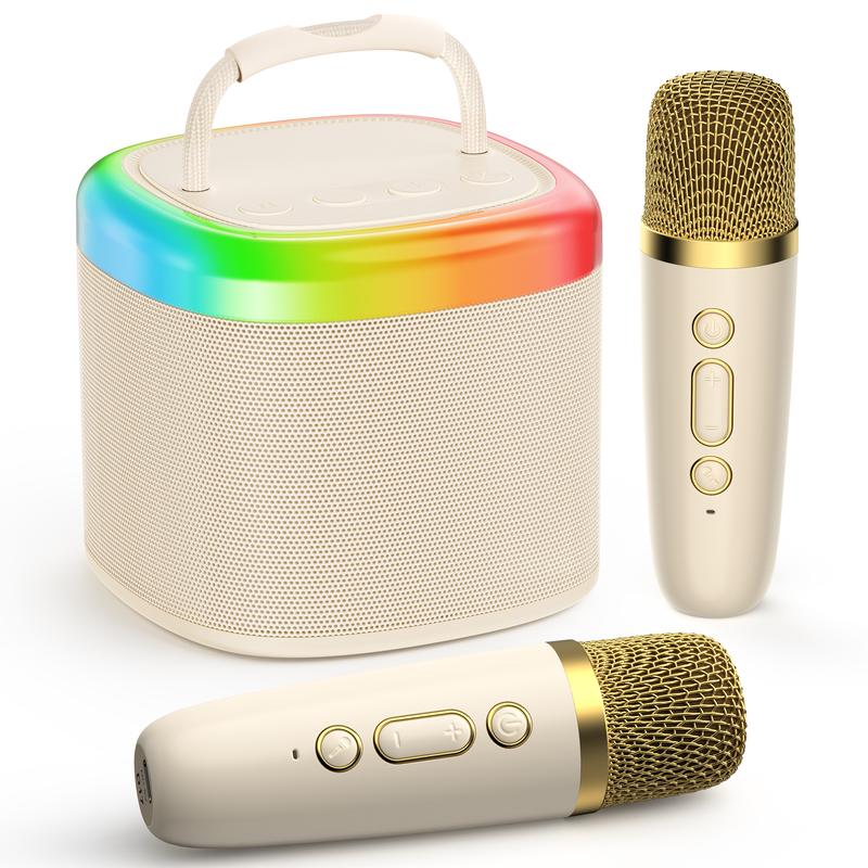 JYX D17 Mini Karaoke Machine with Wireless Microphones/Mini Partybox